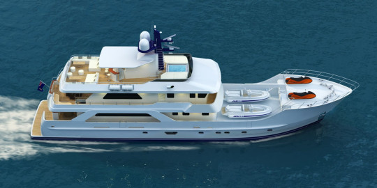 INACE YACHTS 126' AFT HOUSE EXPLORER YACHT