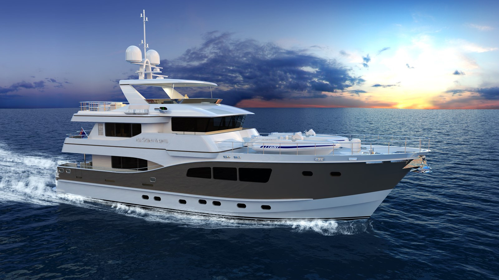 ALL OCEAN YACHTS 90' FIBERGLASS